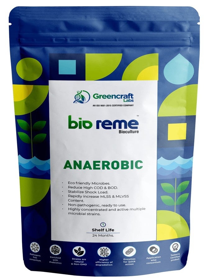 Bio Reme Anaerobic Bacteria Bioculture for Biogas, Wastewater Treatment, Enzyme 1 KG - Image 1